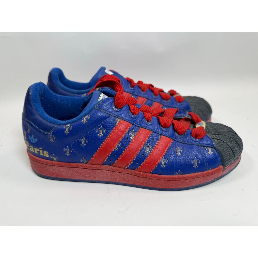 Adidas 2005 35th Anniversary SUPERSTAR 2 CITY ‘I Love PARIS' size 8.5 men’s - Picture 3 of 12